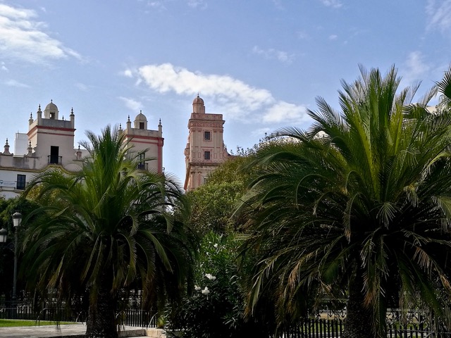 Cádiz watchtowers by the harbour. Photo © Karethe Linaae